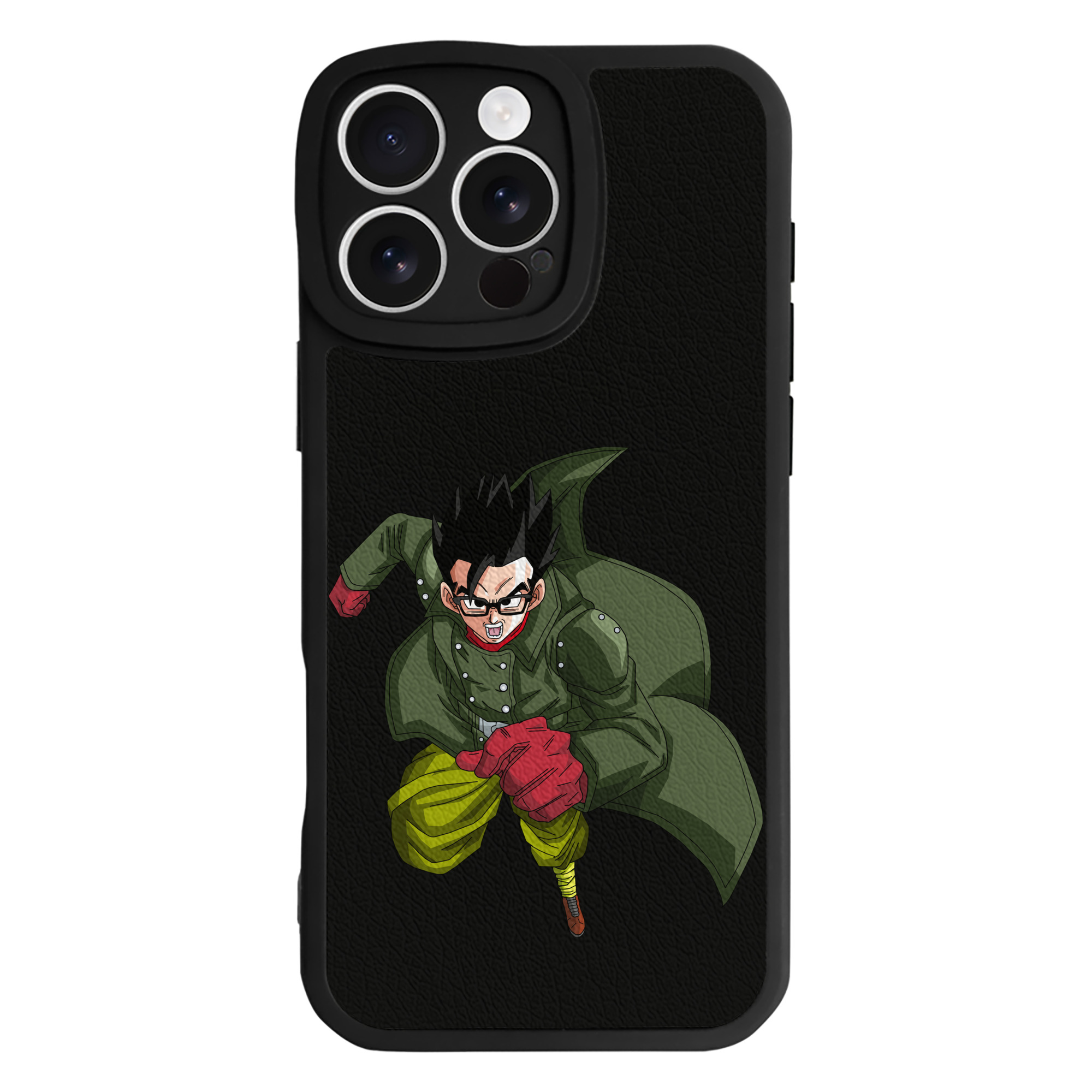 （画像用） ドラゴンボール 孫 悟飯（そんごはん）DRAGON BALL Son Gohan 【iPhone 16シリーズ対応】シリコンスマホケース（レザー調） 材質：シリコン